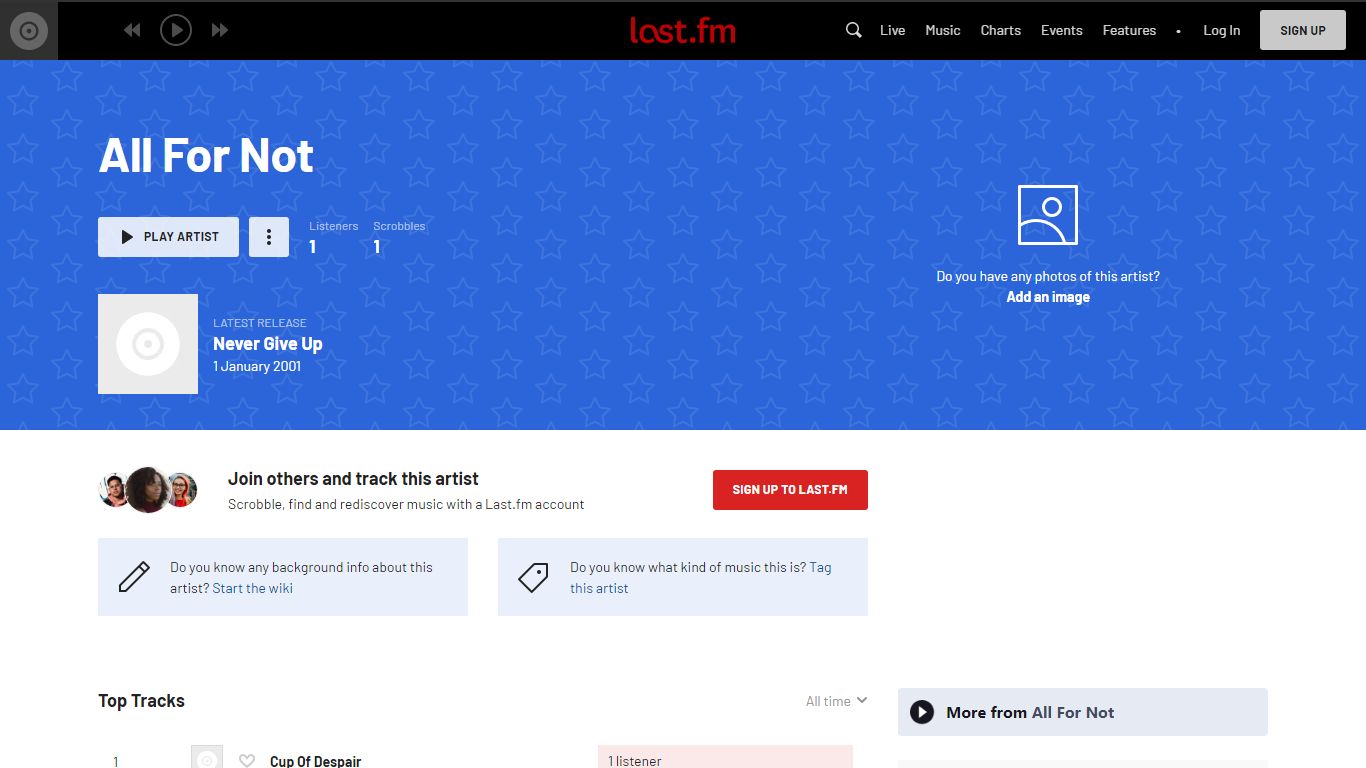 All For Not music, videos, stats, and photos | Last.fm